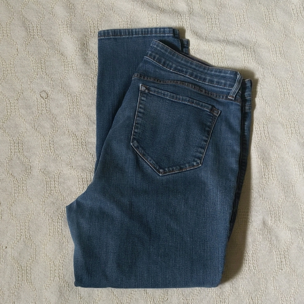 NYDJ Dark Blue Straight Jeans